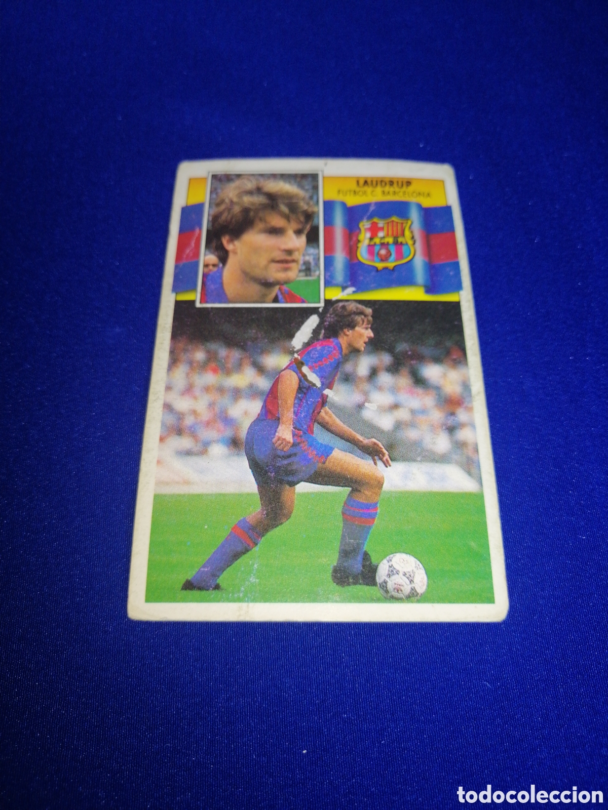 Cromos de F&uacute;tbol: LIGA 90-91 F&Uacute;TBOL CLUB BARCELONA - LAUDRUP