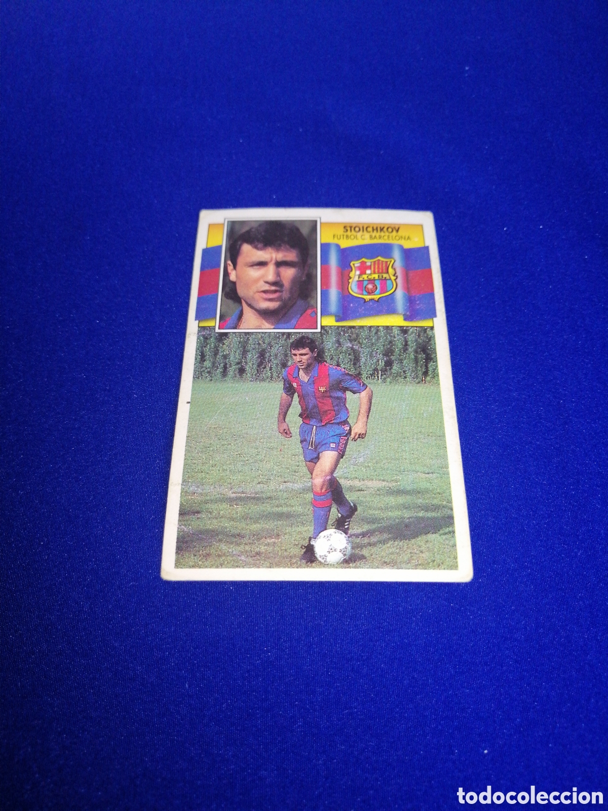 Cromos de F&uacute;tbol: LIGA 90-91 F&Uacute;TBOL CLUB BARCELONA - HRISTO STOICHKOV