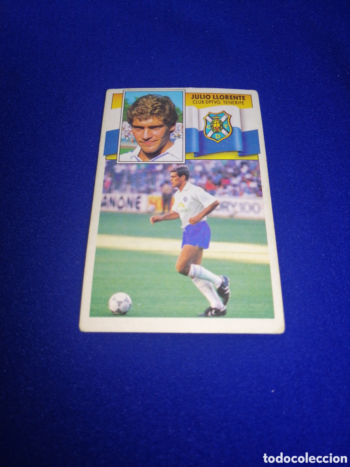 Cromos de F&uacute;tbol: LIGA 90-91 CLUB DEPORTIVO TENERIFE - JULIO LLORENTE - FICHAJES N&deg; 13