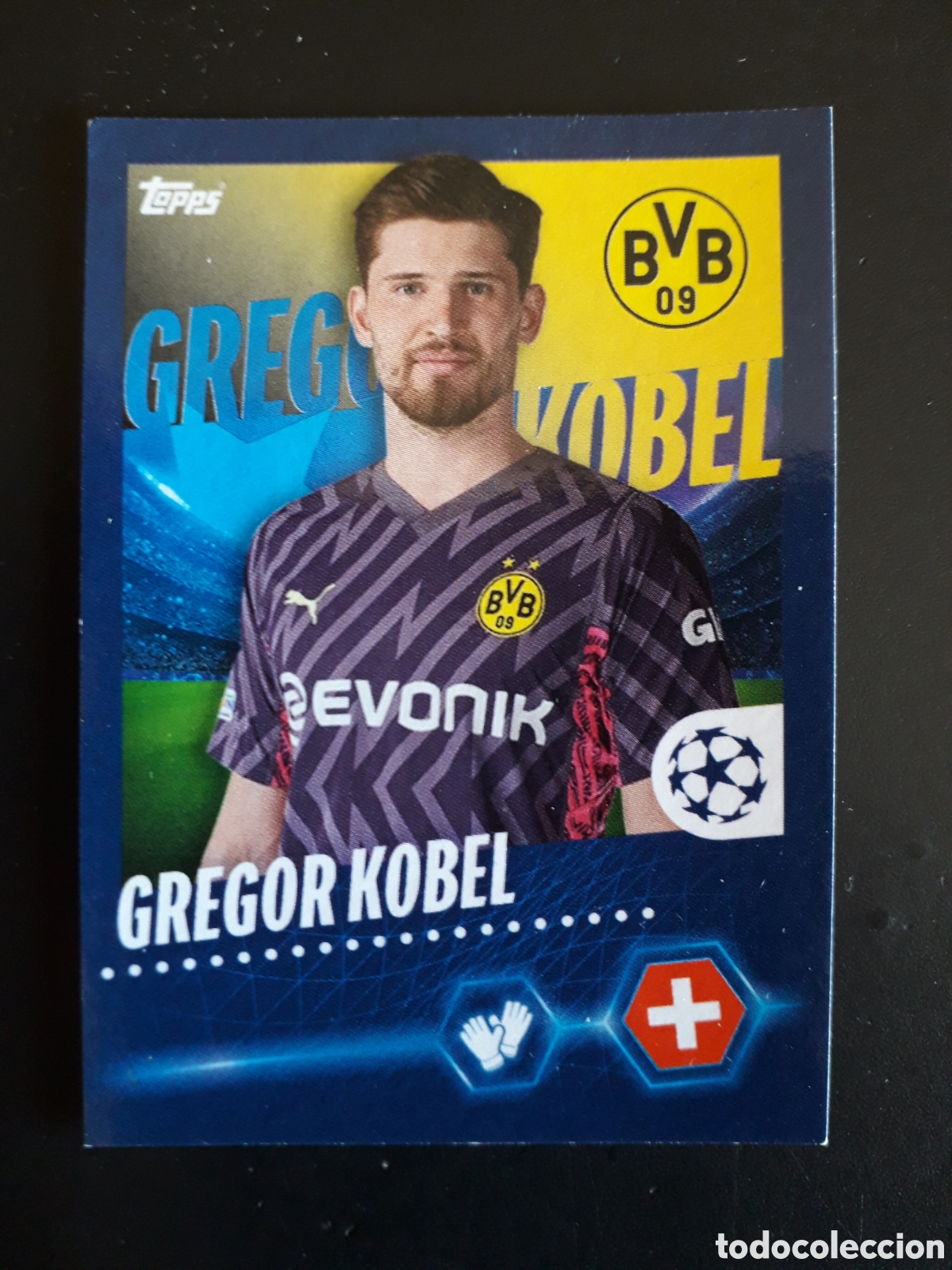 Cromos de F&uacute;tbol: KOBEL BORUSSIA DORTMUND N&deg; 86 UEFA CHAMPIONS LEAGUE SEASON TOPPS 23 24 2023 2024 PEDIDO M&Iacute;NIMO 3&euro;