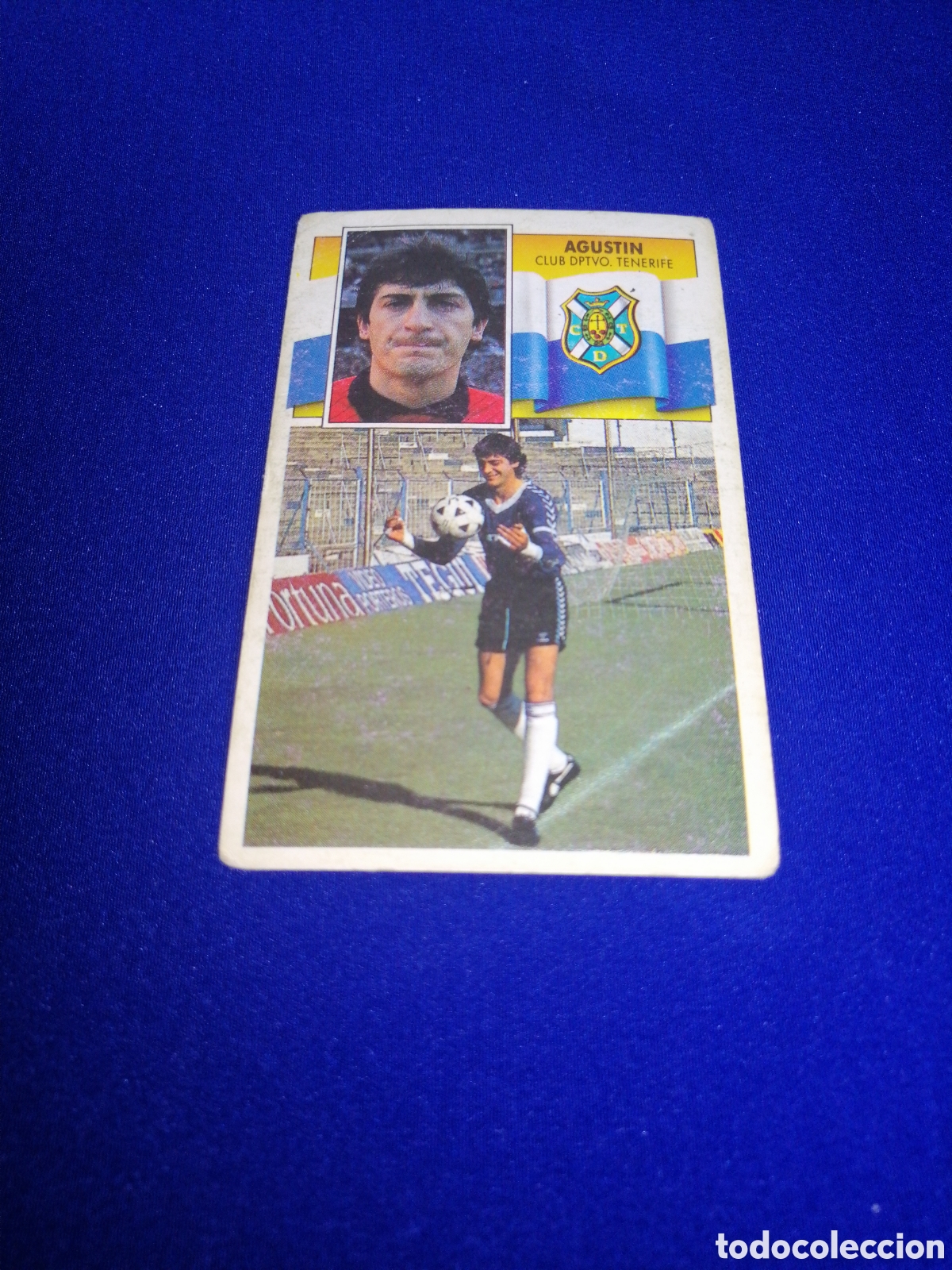 Cromos de F&uacute;tbol: LIGA 90-91 CLUB DEPORTIVO TENERIFE - AGUST&Iacute;N