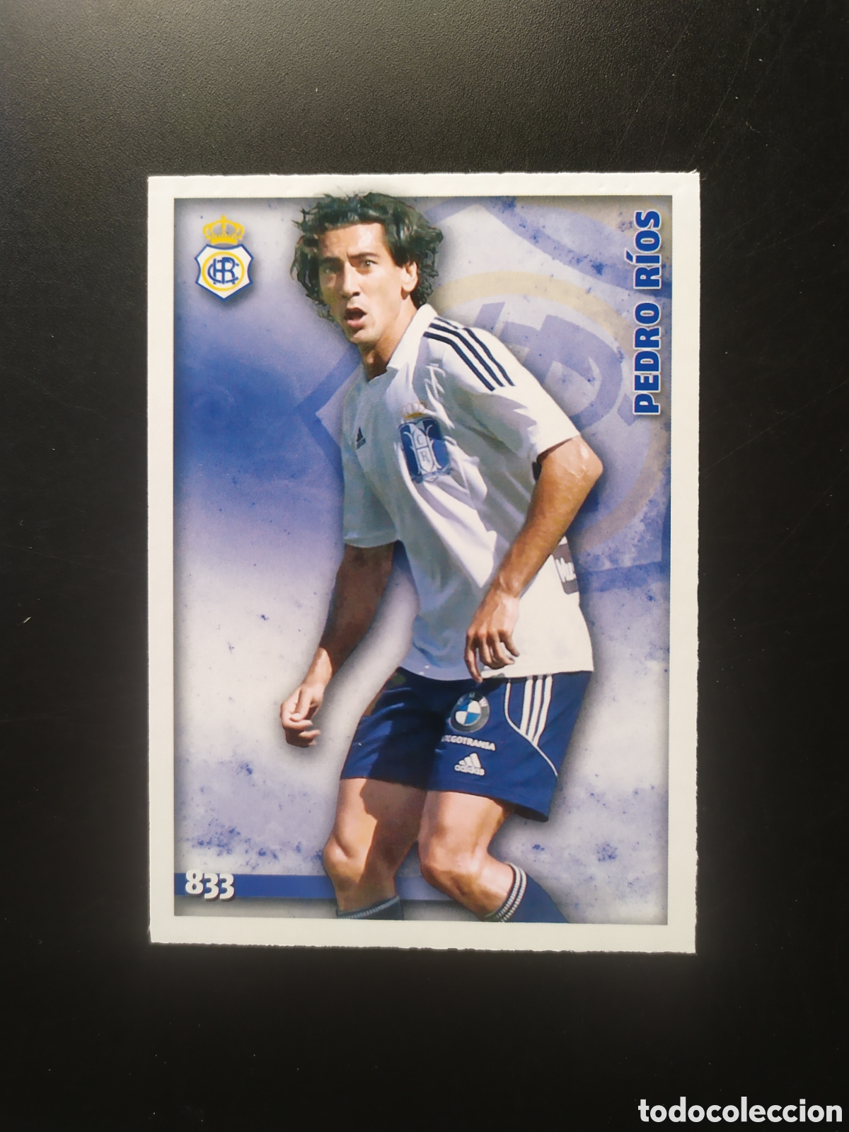Cromos de F&uacute;tbol: Mundicromo fichas Liga 2014 2015 14 15 Pedro Rios n&deg; 833 Recreativo Huelva