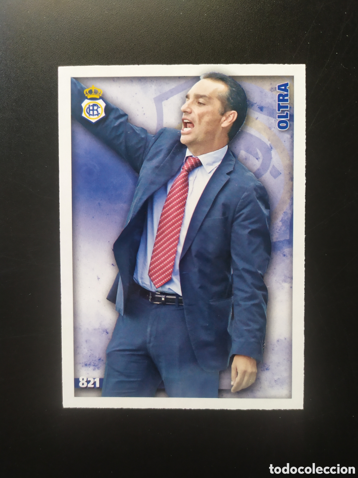 Cromos de F&uacute;tbol: Mundicromo fichas Liga 2014 2015 14 15 Oltra n&deg; 821 Recreativo Huelva