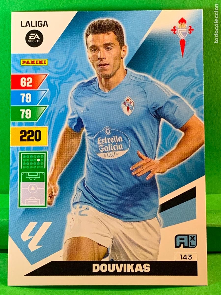Cromos de Futebol: 143 Douvikas RC Celta Base card ADRENALYN XL LIGA 2023/2024 23 24 PANINI