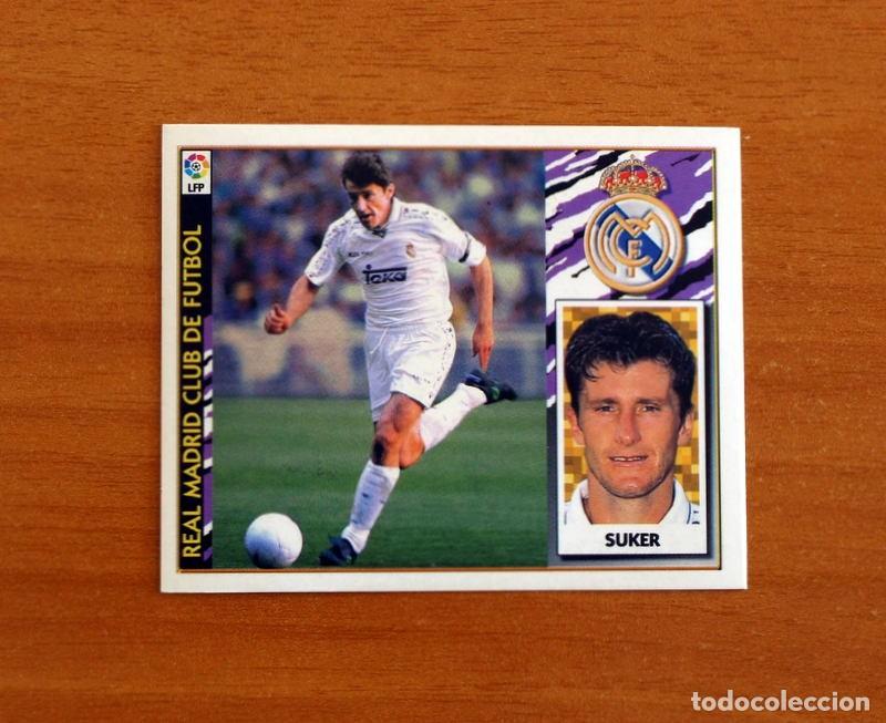 Cromos de F&uacute;tbol: Real Madrid - Suker - Ediciones Este Liga 1997-1998, 97-98 - Nunca Pegado
