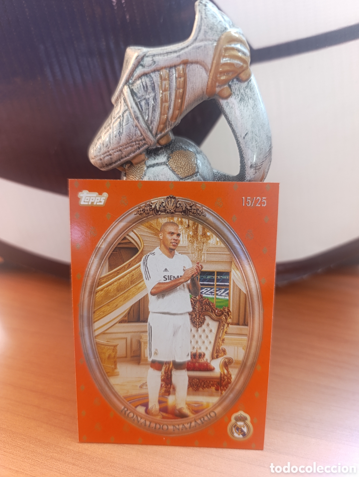 Cromos de F&uacute;tbol: Ronaldo Nazario Orange 15/25