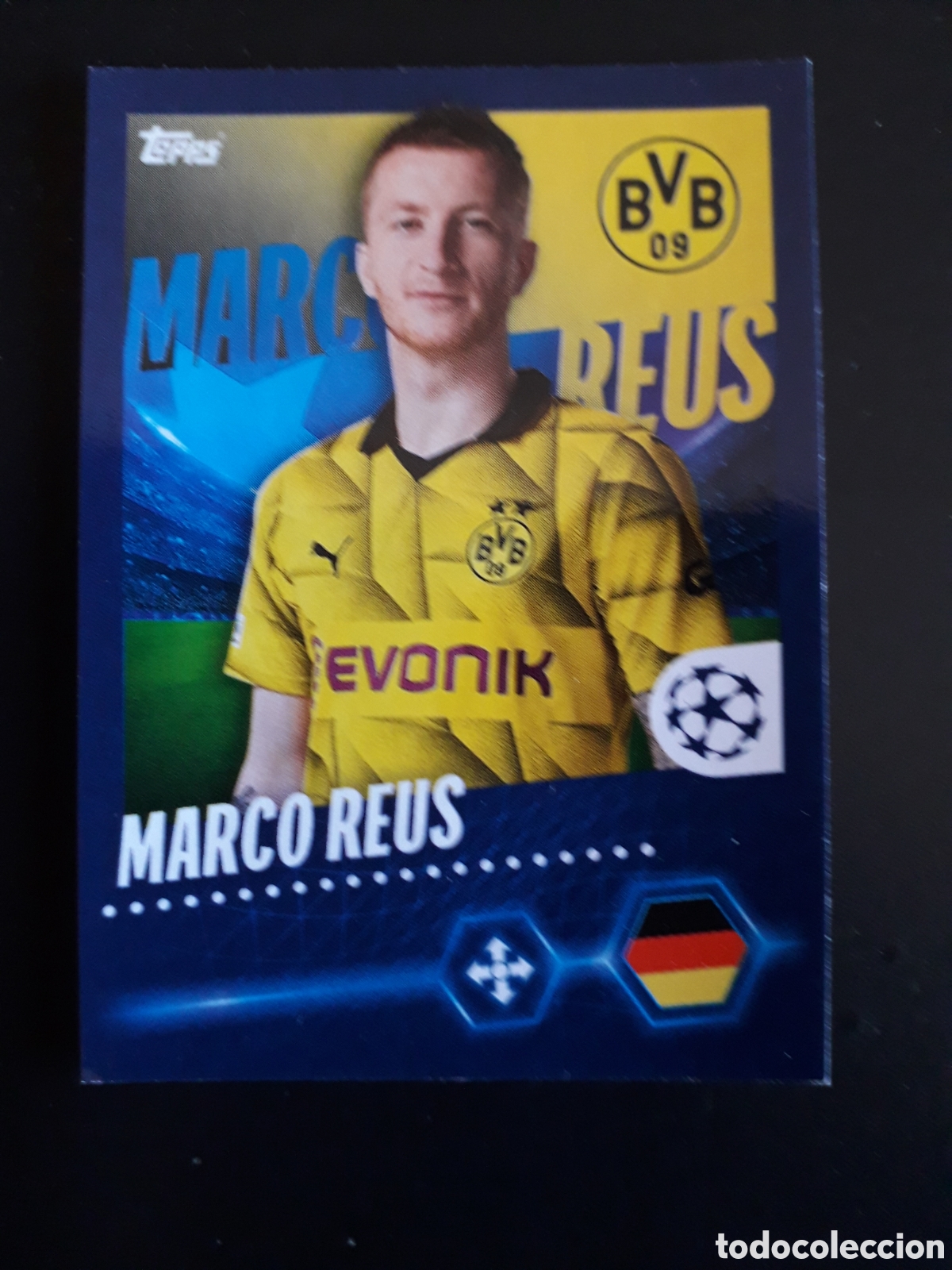 Cromos de F&uacute;tbol: MARCO REUS BORUSSIA DORTMUND N&deg; 93 UEFA CHAMPIONS LEAGUE TOPPS 23 24 2023 2024 PEDIDO M&Iacute;NIMO 3&euro;