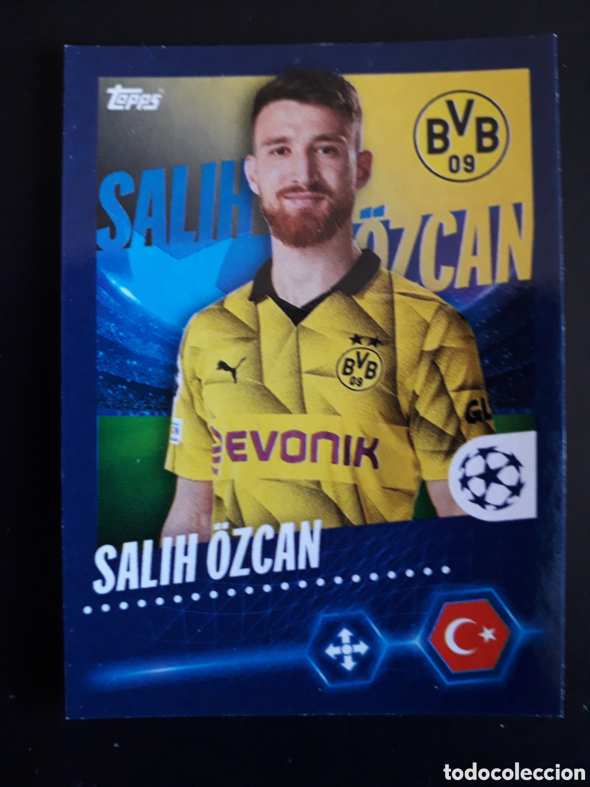 Cartes &agrave; collectionner de Football: &Ouml;ZCAN BORUSSIA DORTMUND N&deg; 92 UEFA CHAMPIONS LEAGUE SEASON TOPPS 23 24 2023 2024 PEDIDO M&Iacute;NIMO 3&euro;