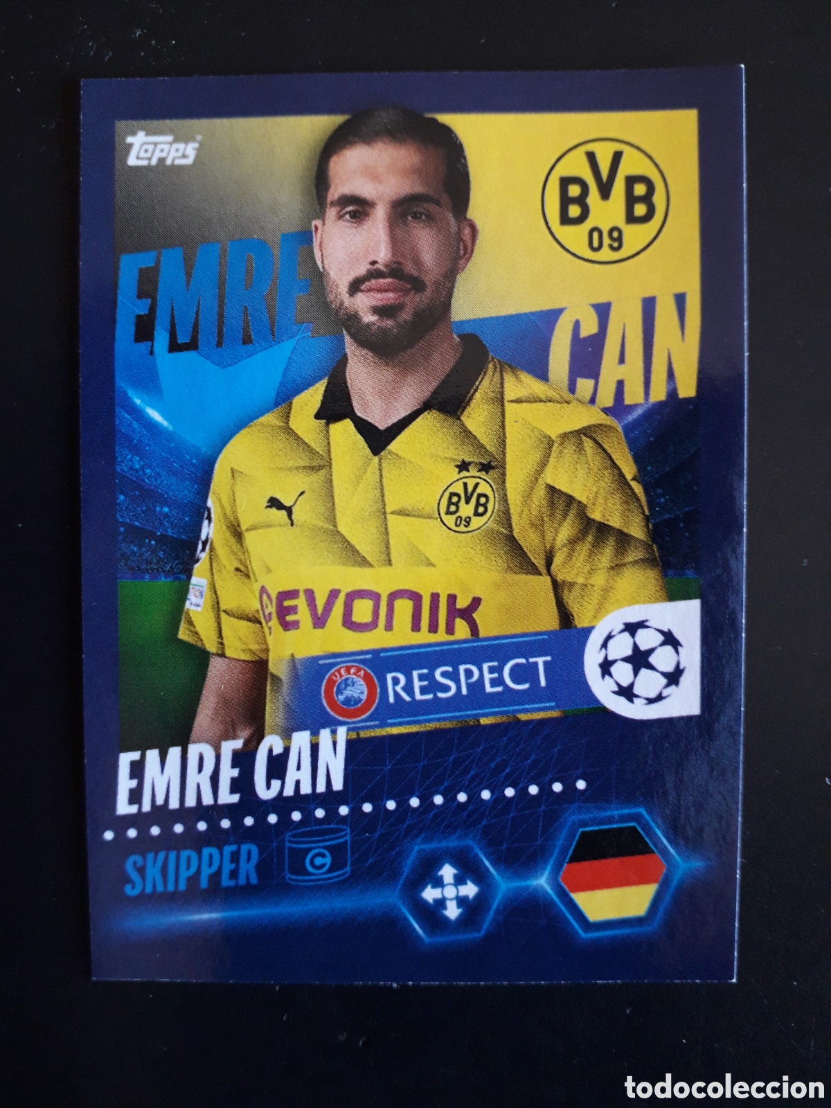 Cromos de F&uacute;tbol: EMRE CAN BORUSSIA DORTMUND N&deg; 95 UEFA CHAMPIONS LEAGUE SEASON TOPPS 23 24 2023 2024 PEDIDO M&Iacute;NIMO 3&euro;