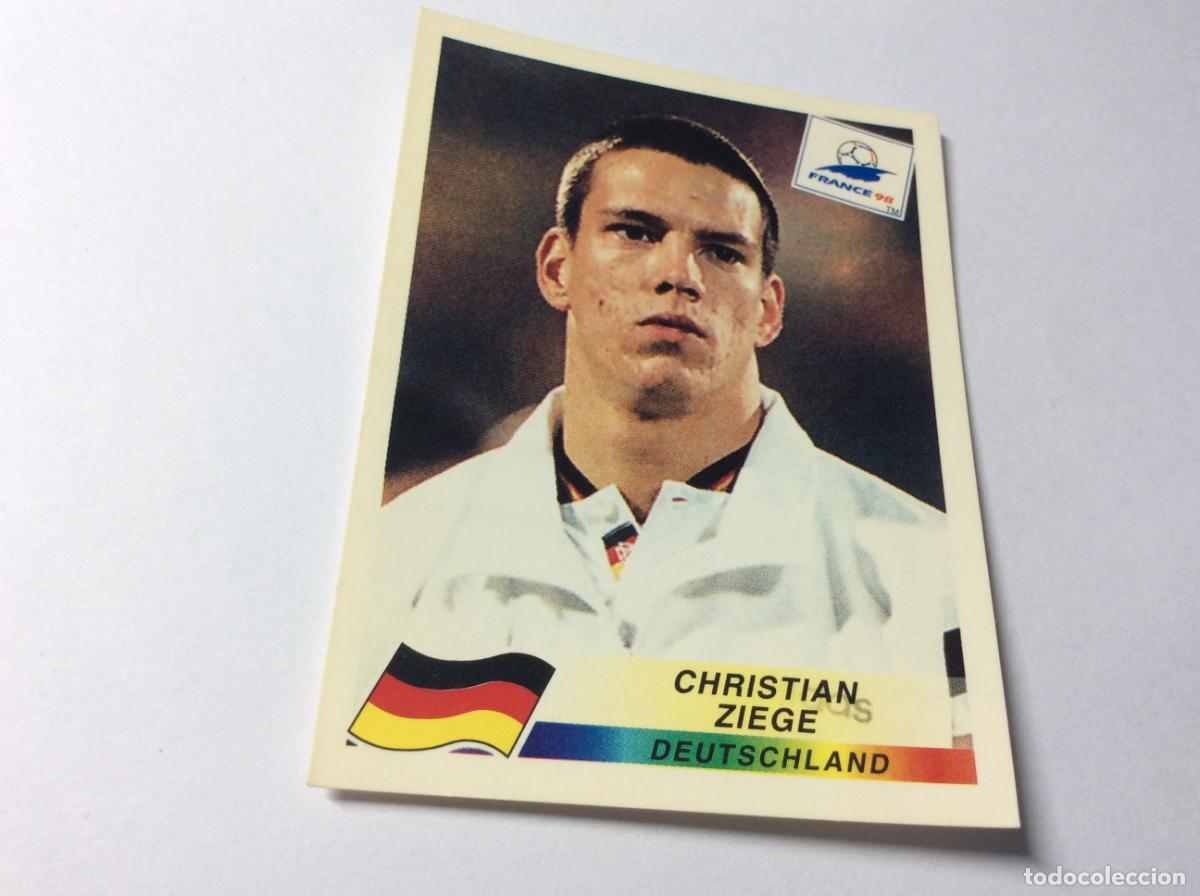 Cromos de F&uacute;tbol: 378 Christian Ziege Alemania CROMO STICKER Francia 1998 PANINI