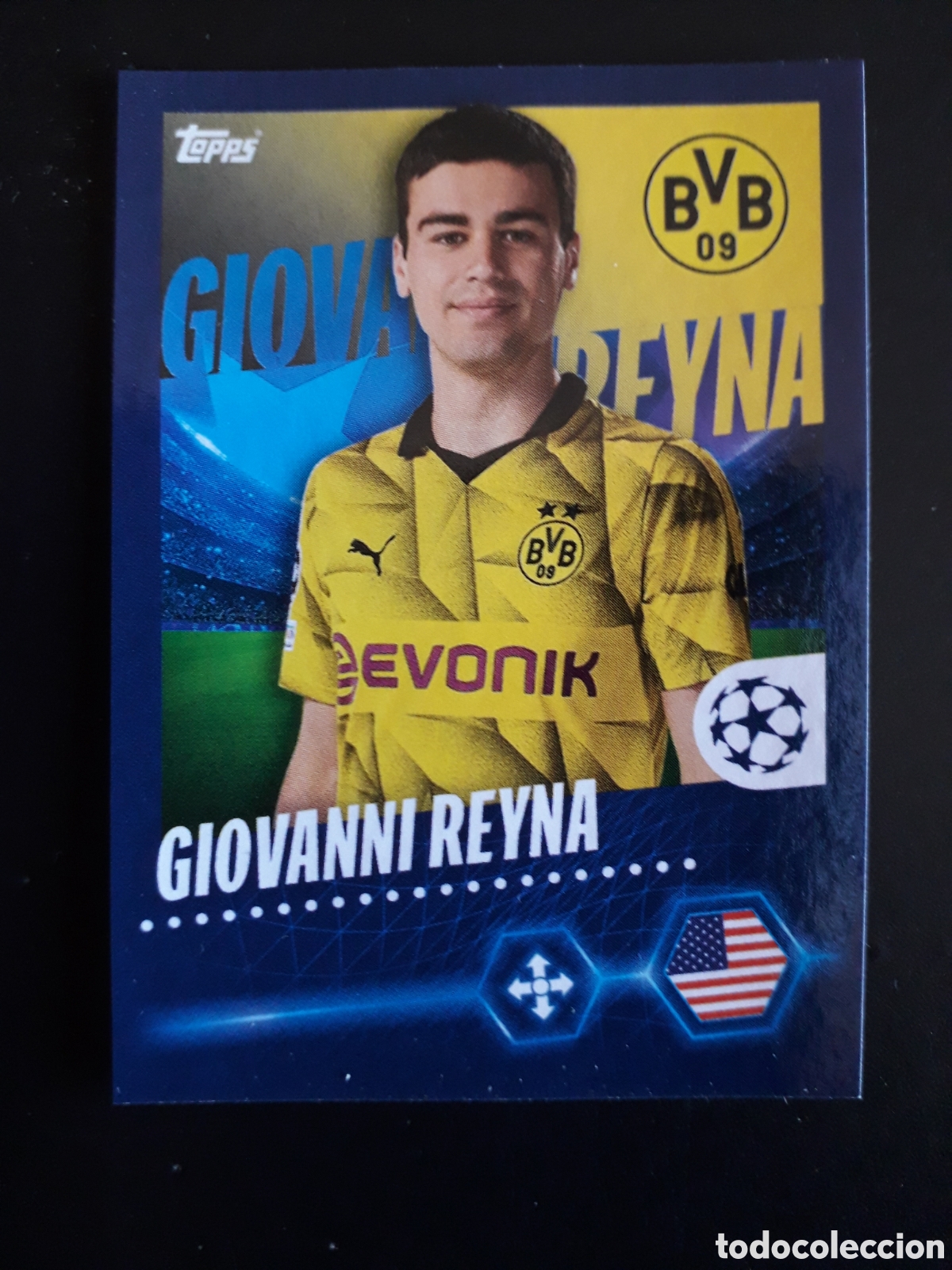 Cromos de F&uacute;tbol: G REYNA BORUSSIA DORTMUND N&deg; 96 UEFA CHAMPIONS LEAGUE SEASON TOPPS 23 24 2023 2024 PEDIDO M&Iacute;NIMO 3&euro;.