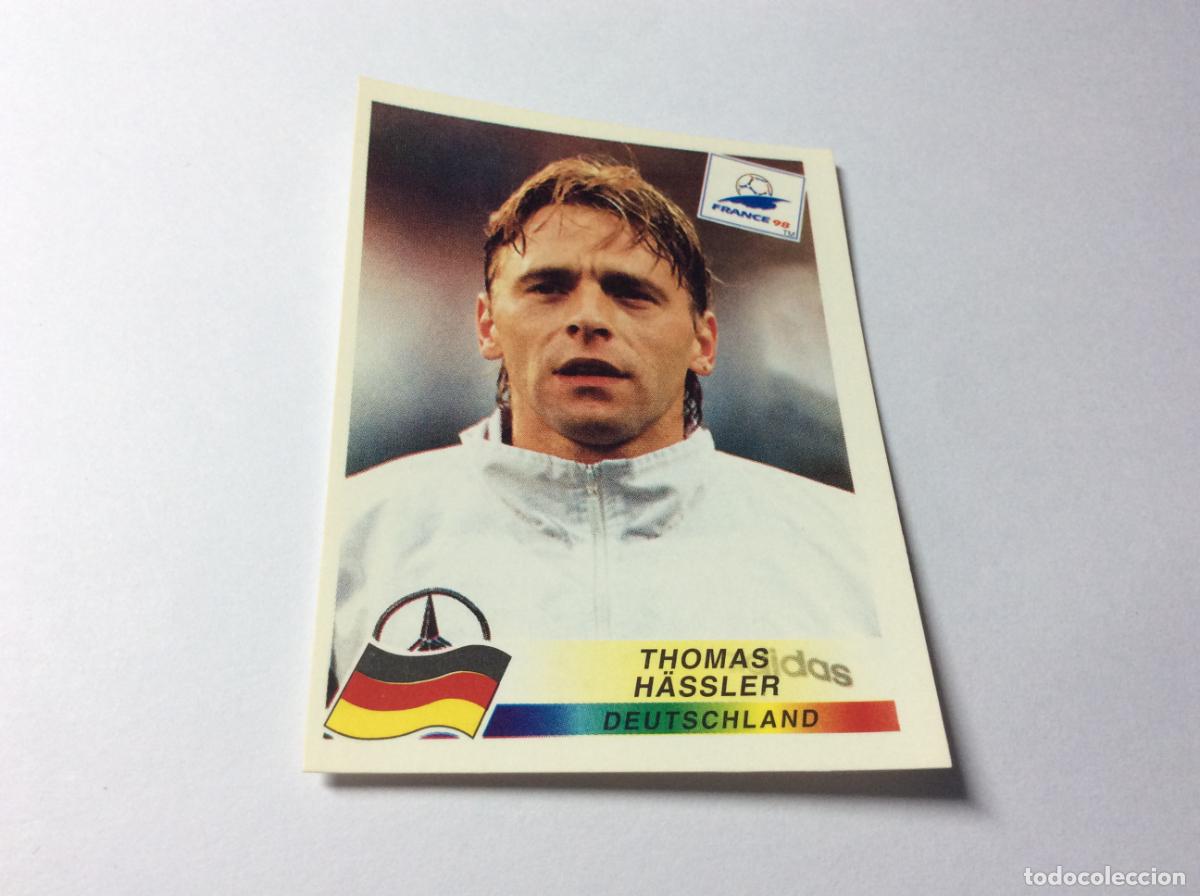 Cromos de F&uacute;tbol: 381 Thomas Hassler Alemania CROMO STICKER Francia 1998 PANINI