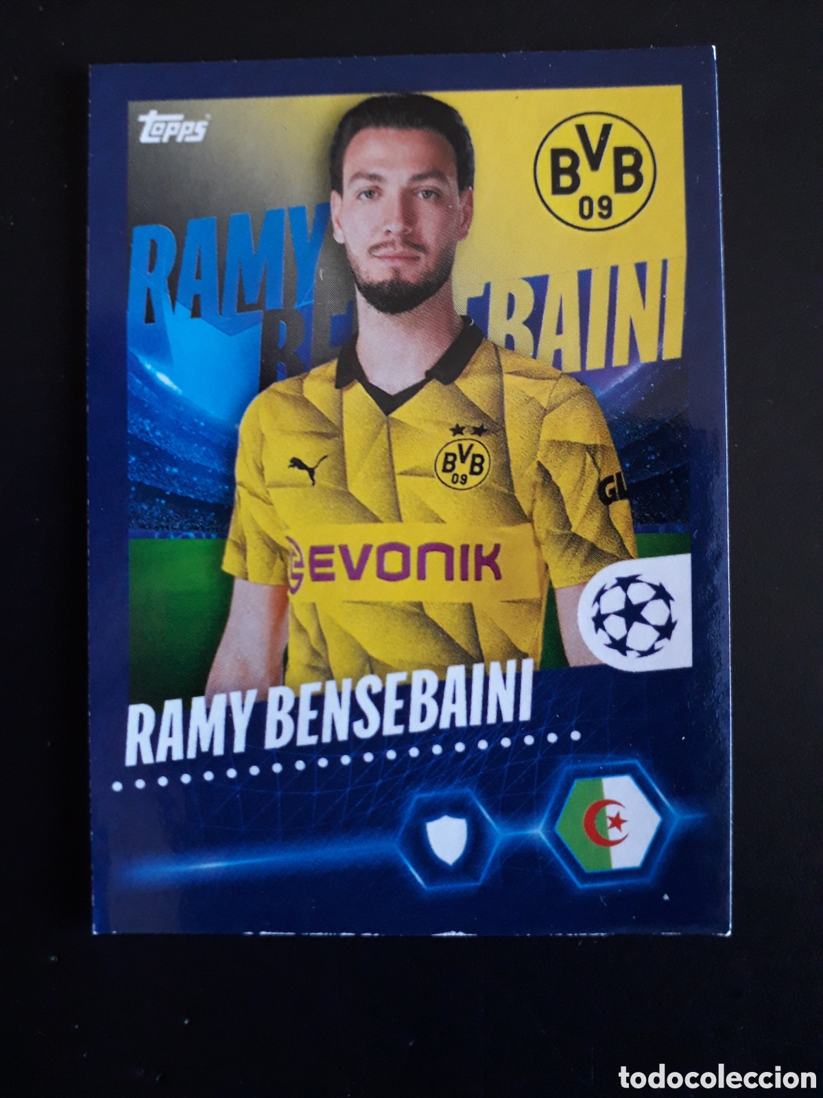 Figurine di Calcio: BESENBAINI BORUSSIA DORTMUND N&deg; 91 UEFA CHAMPIONS LEAGUE TOPPS 23 24 2023 2024 PEDIDO M&Iacute;NIMO 3&euro;