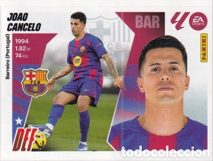 Figurine di Calcio: Joao Cancelo Liga Este 25-26 exclusivo Revista Jug&oacute;n