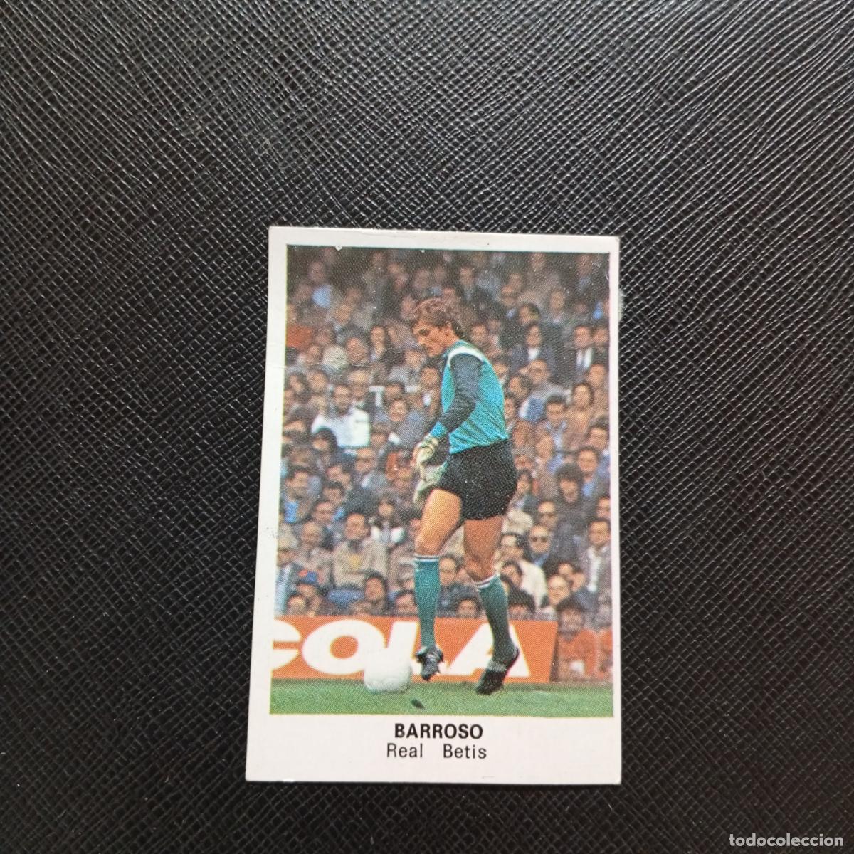 Cromos de F&uacute;tbol: BARROSO REAL BETIS CANO 1983 1984 CROMO FUTBOL 83 84 LIGA - DESPEGADO - A113 PG163
