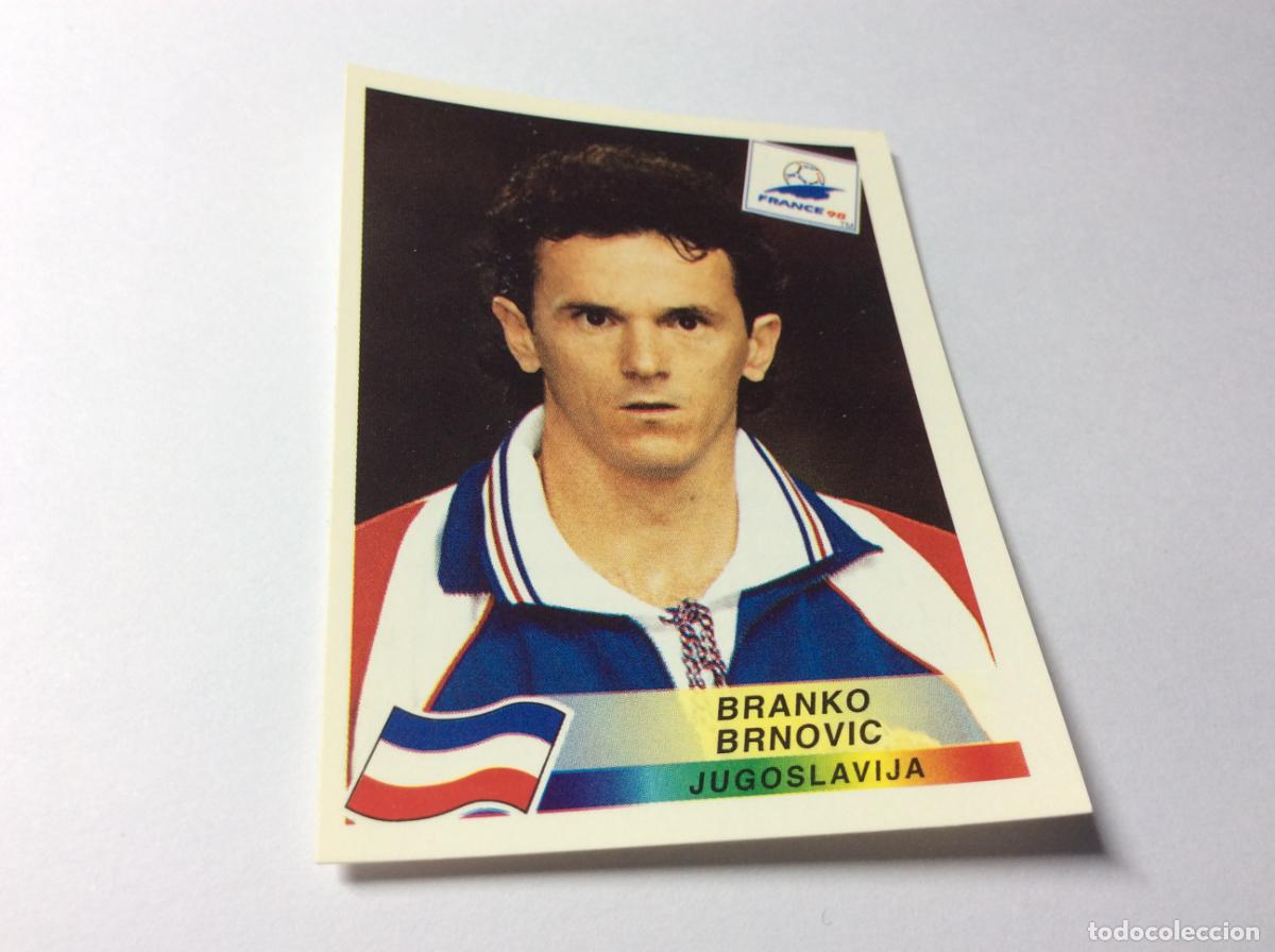 Cromos de F&uacute;tbol: 402 Branko Brnovic Yugoslavia CROMO STICKER Francia 1998 PANINI