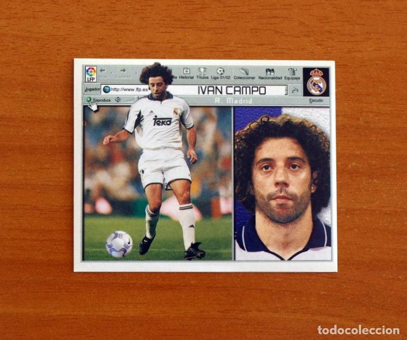 Figurine di Calcio: Real Madrid - Iv&aacute;n Campo - Ediciones Este Liga 2001-2002, 01-02 - Nunca Pegado