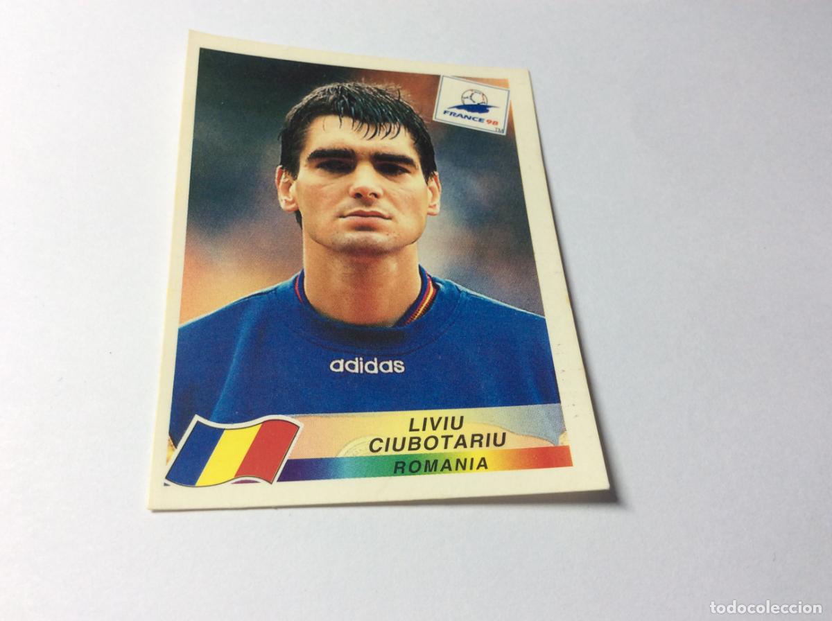 Cartes &agrave; collectionner de Football: 432 Liviu Ciubotariu Rumania CROMO STICKER Francia 1998 PANINI