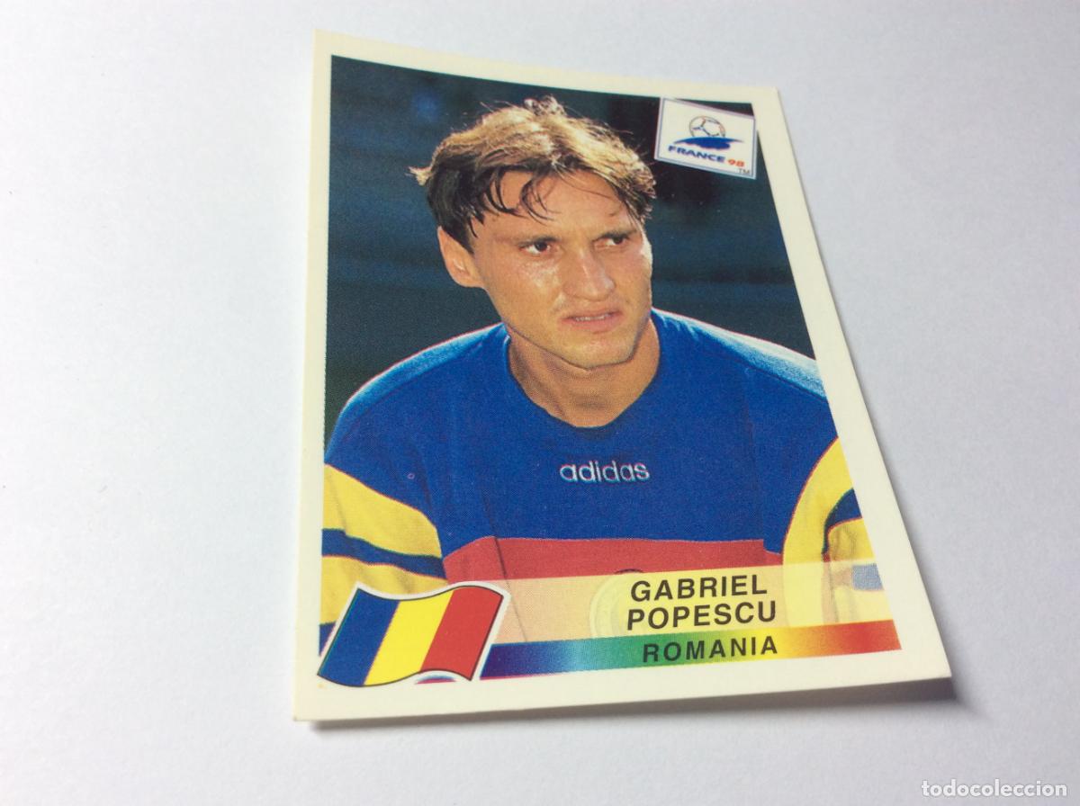 Cromos de F&uacute;tbol: 438 Gabriel Popescu Rumania CROMO STICKER Francia 1998 PANINI