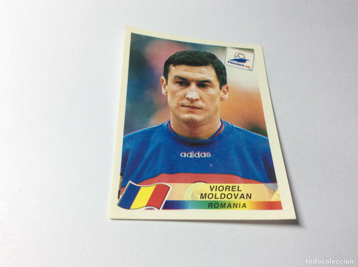 Cromos de F&uacute;tbol: 440 Viorel Moldovan Rumania CROMO STICKER Francia 1998 PANINI