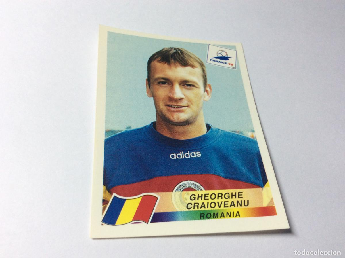 Cromos de F&uacute;tbol: 441 Gheorghe Craioveanu Rumania CROMO STICKER Francia 1998 PANINI