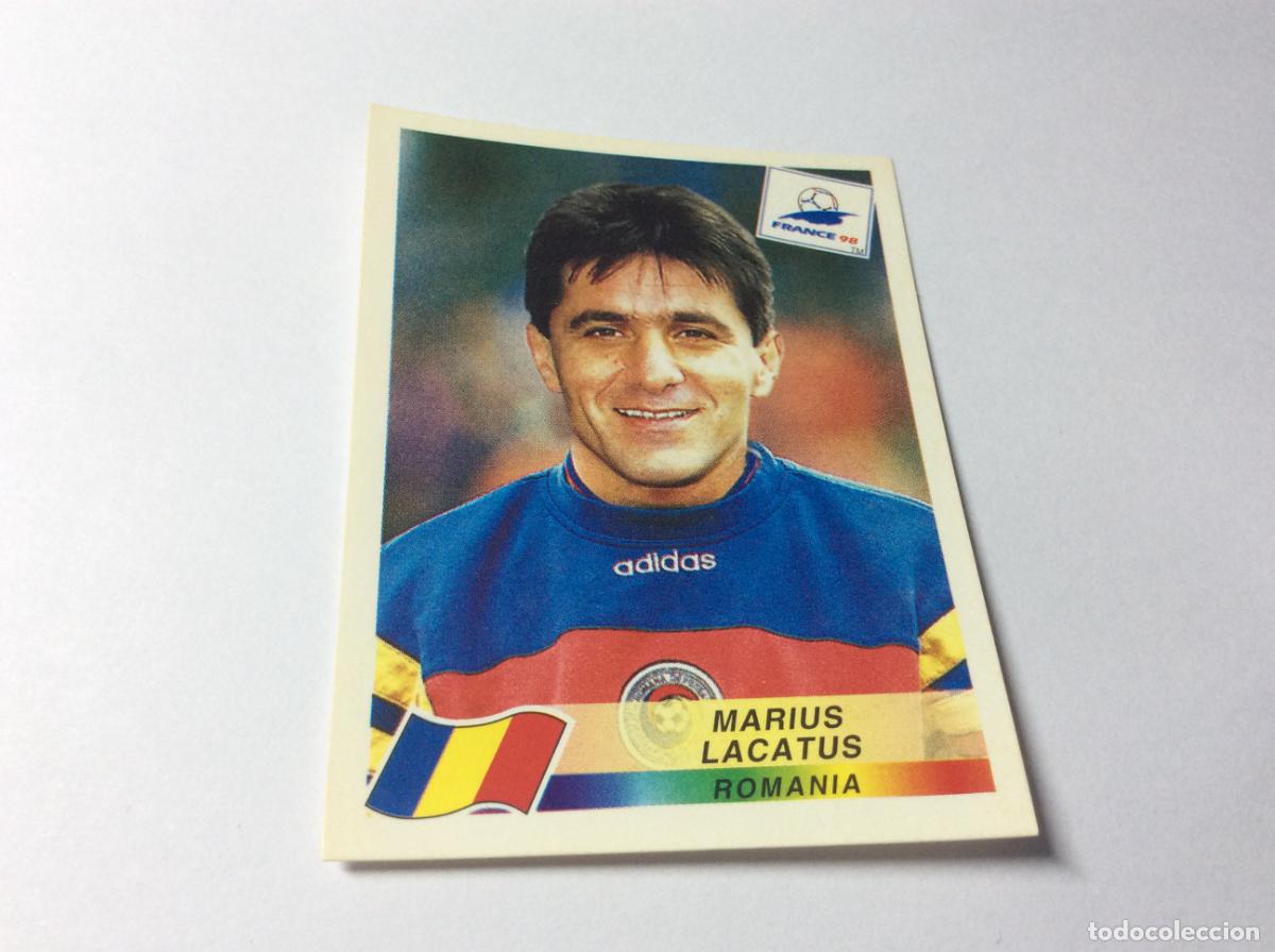 Cromos de F&uacute;tbol: 443 Marius Lacatus Rumania CROMO STICKER Francia 1998 PANINI