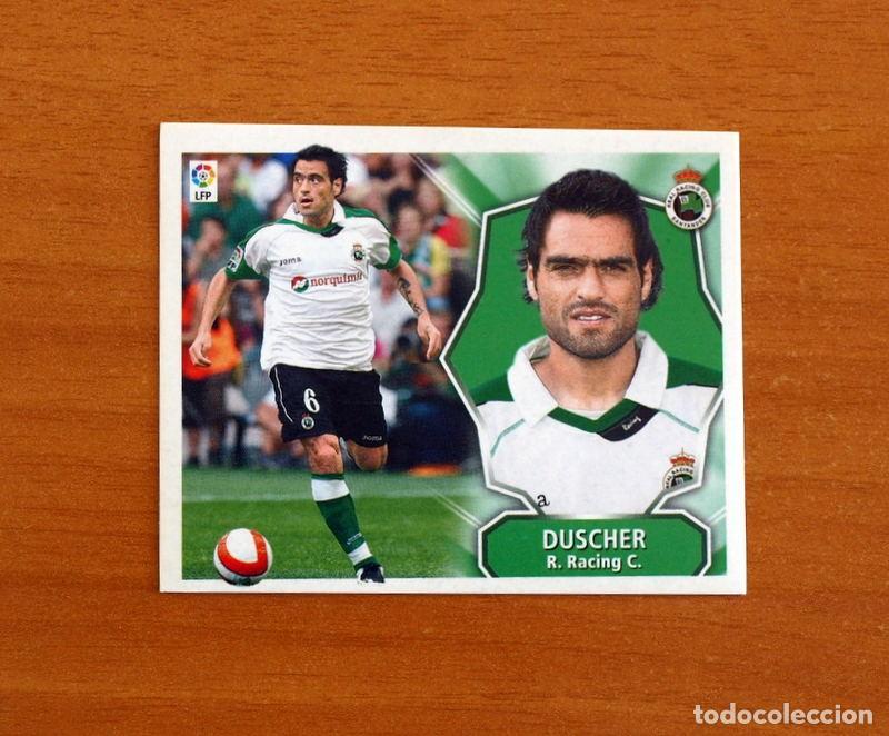 Cromos de F&uacute;tbol: Racing de Santander - Duscher - Baja - Liga 2008-2009, 08-09 - Ediciones Este - Nunca Pegado