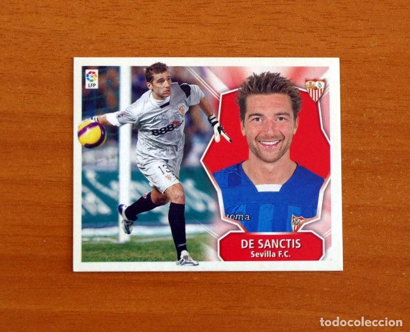 Cromos de F&uacute;tbol: Sevilla - De Sanctis - Baja - Liga 2008-2009, 08-09 - Ediciones Este - Nunca Pegado