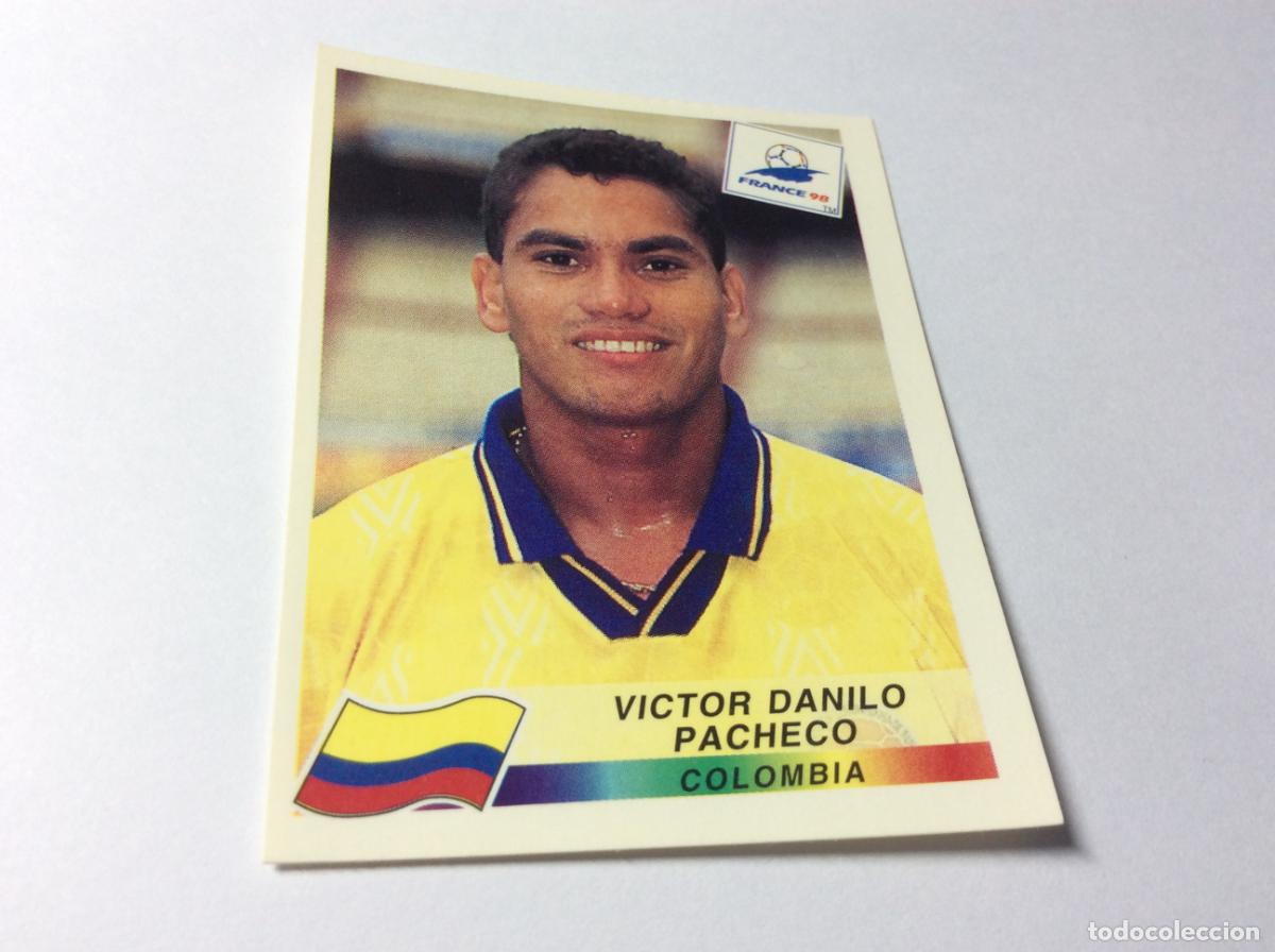 Figurine di Calcio: 458 V&iacute;ctor Danilo Pacheco Colombia CROMO STICKER Francia 1998 PANINI