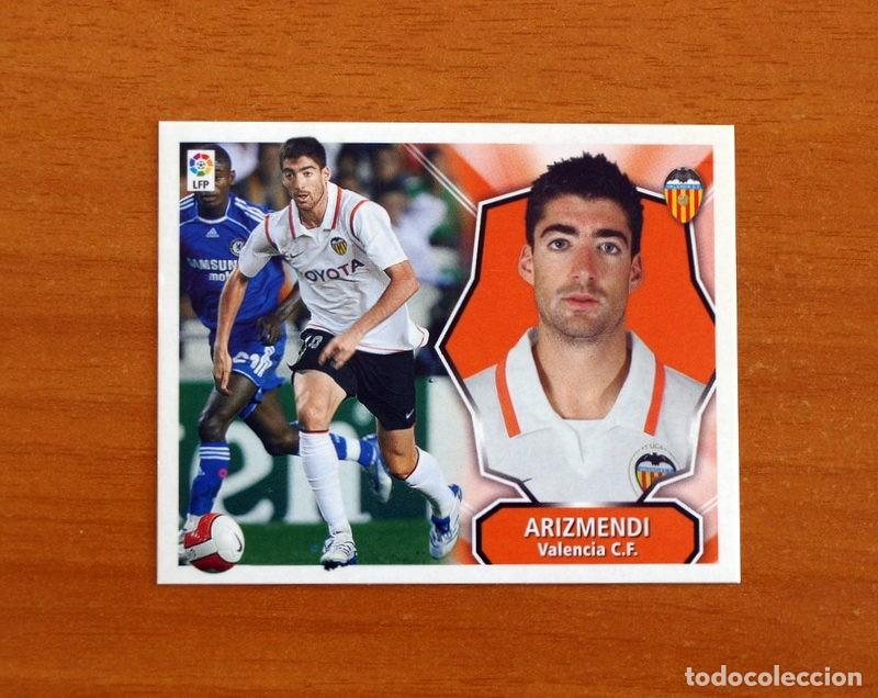 Cromos de F&uacute;tbol: Valencia - Arizmendi - Baja - Liga 2008-2009, 08-09 - Ediciones Este - Nunca Pegado