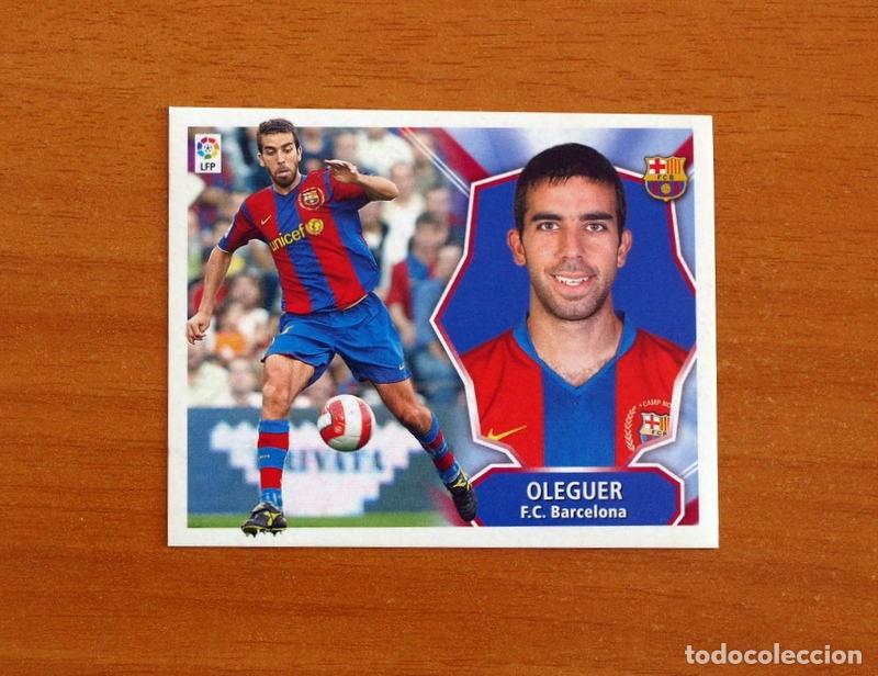 Cromos de F&uacute;tbol: Barcelona - Oleguer - Baja - Liga 2008-2009, 08-09 - Ediciones Este - Nunca Pegado
