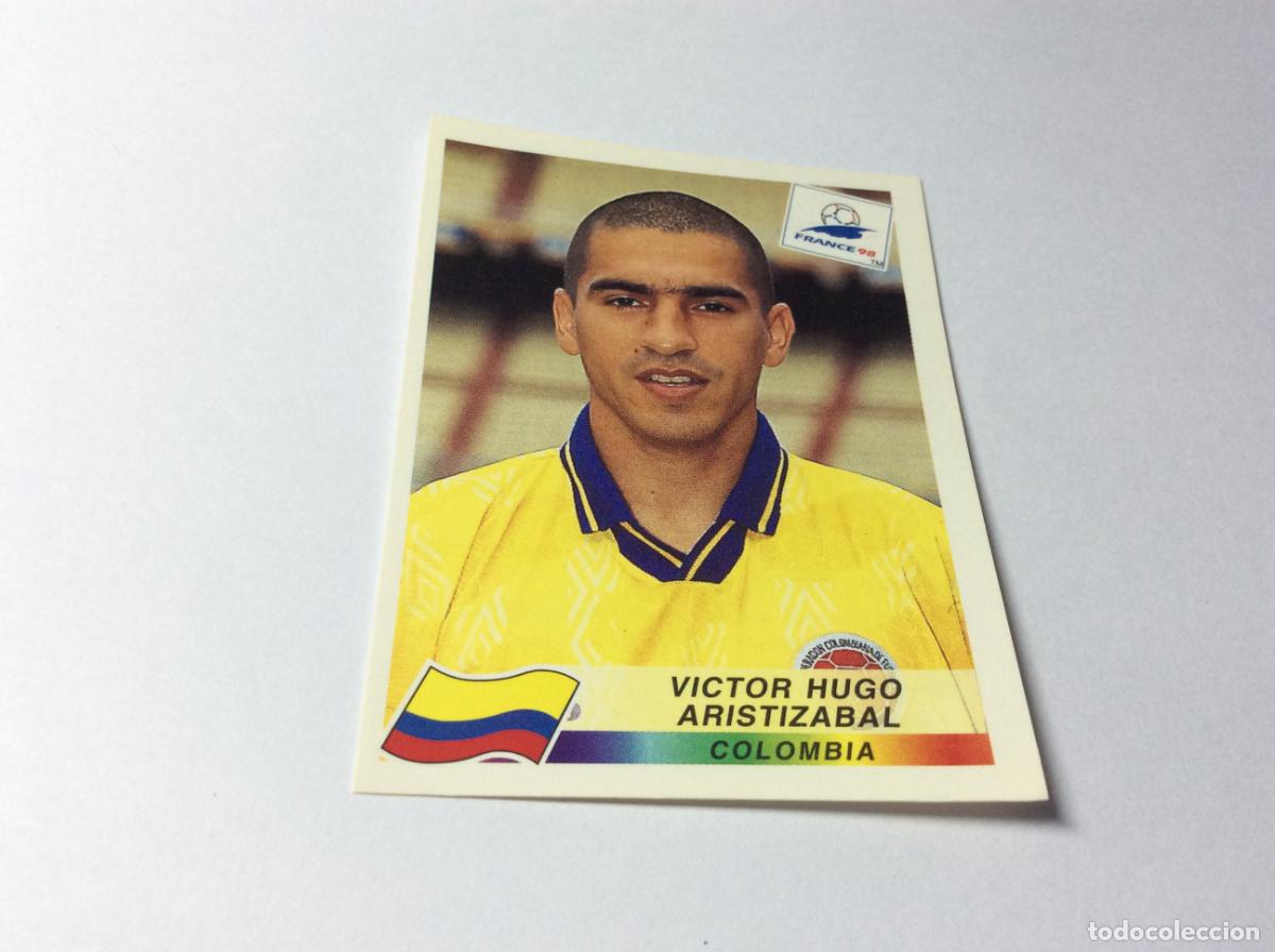 Cromos de F&uacute;tbol: 461 V&iacute;ctor Hugo Aristizabal Colombia CROMO STICKER Francia 1998 PANINI