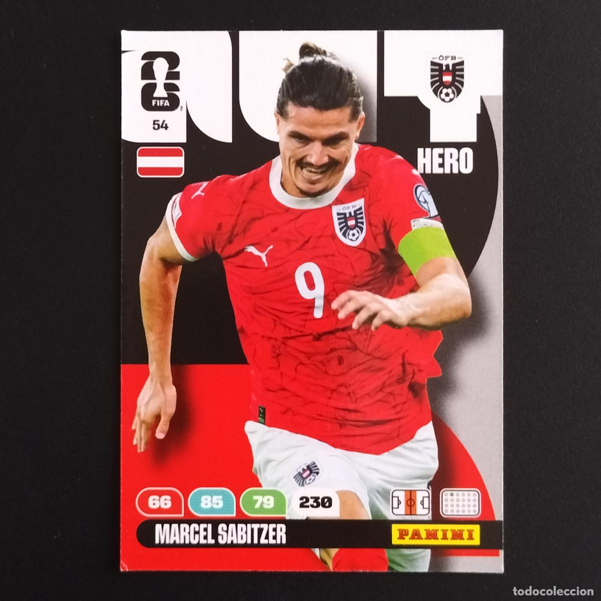 Cromos de F&uacute;tbol: 54 MARCEL SABITZER AUSTRIA CROMOS ADRENALYN XL MUNDIAL 26 2026 FIFA WORLD CUP PANINI