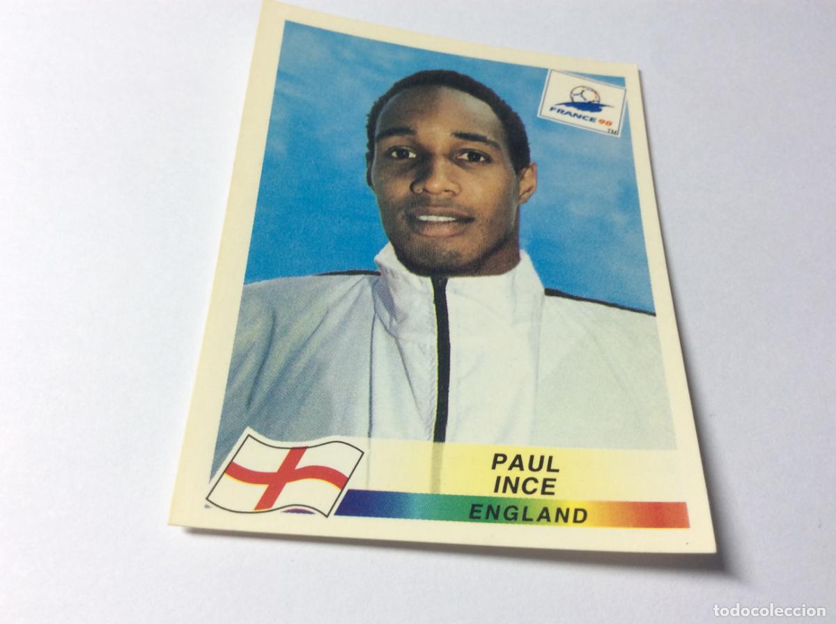 Fu&szlig;ball-Sticker: 471 Paul Ince Inglaterra CROMO STICKER Francia 1998 PANINI