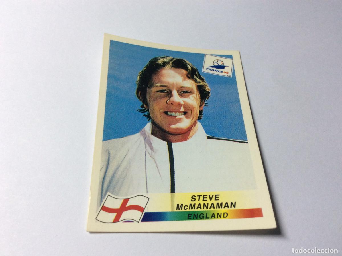 Cromos de F&uacute;tbol: 473 Steve McManaman Inglaterra CROMO STICKER Francia 1998 PANINI