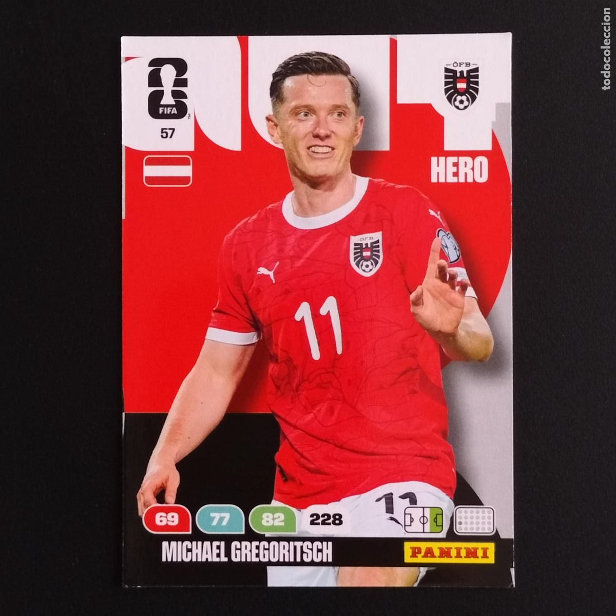 Cromos de F&uacute;tbol: 57 MICHAEL GREGORITSCH AUSTRIA CROMOS ADRENALYN XL MUNDIAL 26 2026 FIFA WORLD CUP PANINI