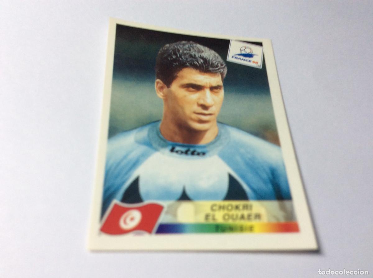 Cromos de F&uacute;tbol: 480 Chokri El Ouaer T&uacute;nez CROMO STICKER Francia 1998 PANINI