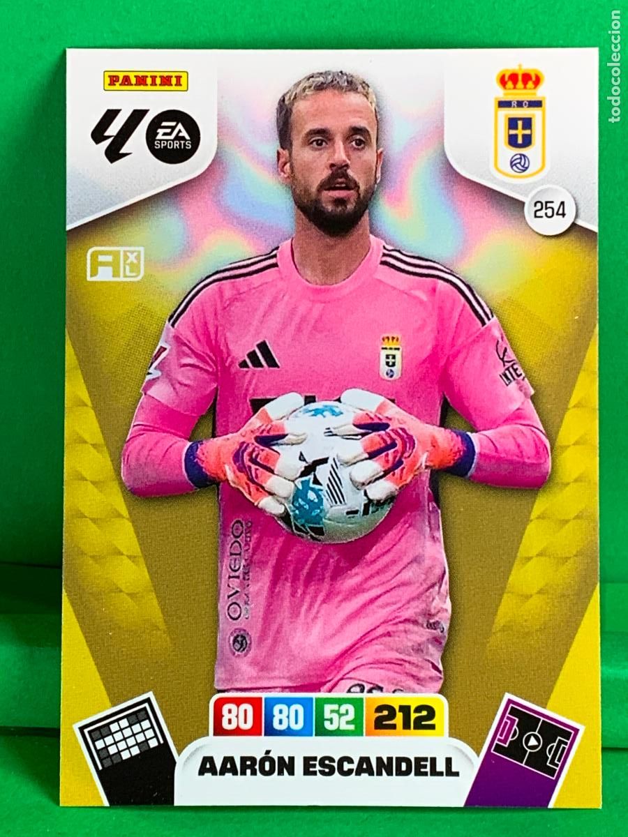 Cromos de F&uacute;tbol: 254 Aar&oacute;n Escandell Real Oviedo Base card ADRENALYN XL LIGA 2025/2026 25 26 PANINI