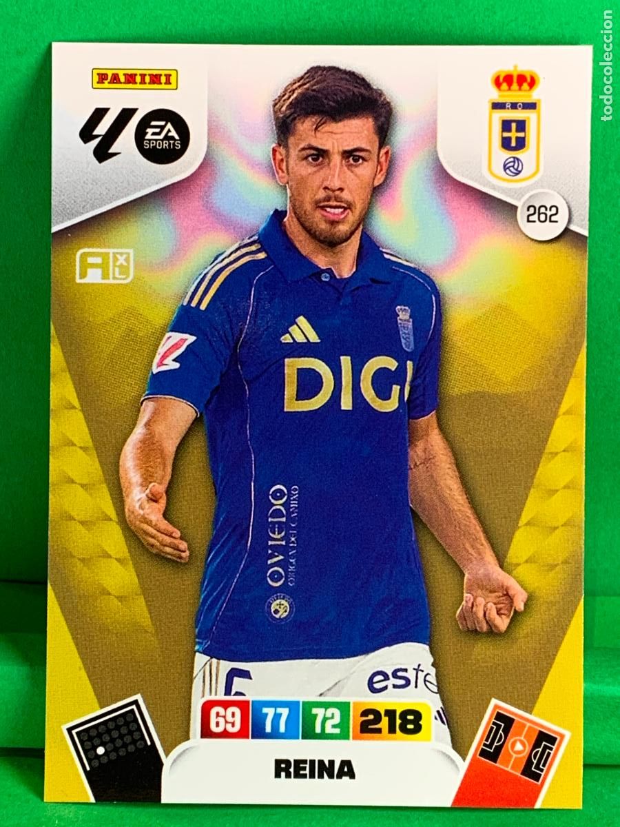 Cromos de F&uacute;tbol: 262 Reina Real Oviedo Base card ADRENALYN XL LIGA 2025/2026 25 26 PANINI