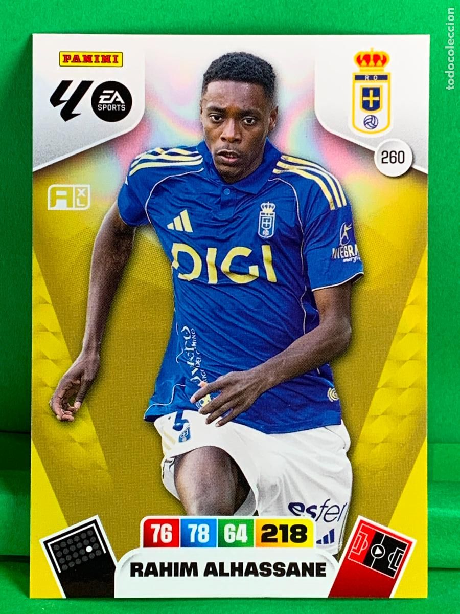 Cromos de F&uacute;tbol: 260 Rahim Alhassane Real Oviedo Base card ADRENALYN XL LIGA 2025/2026 25 26 PANINI