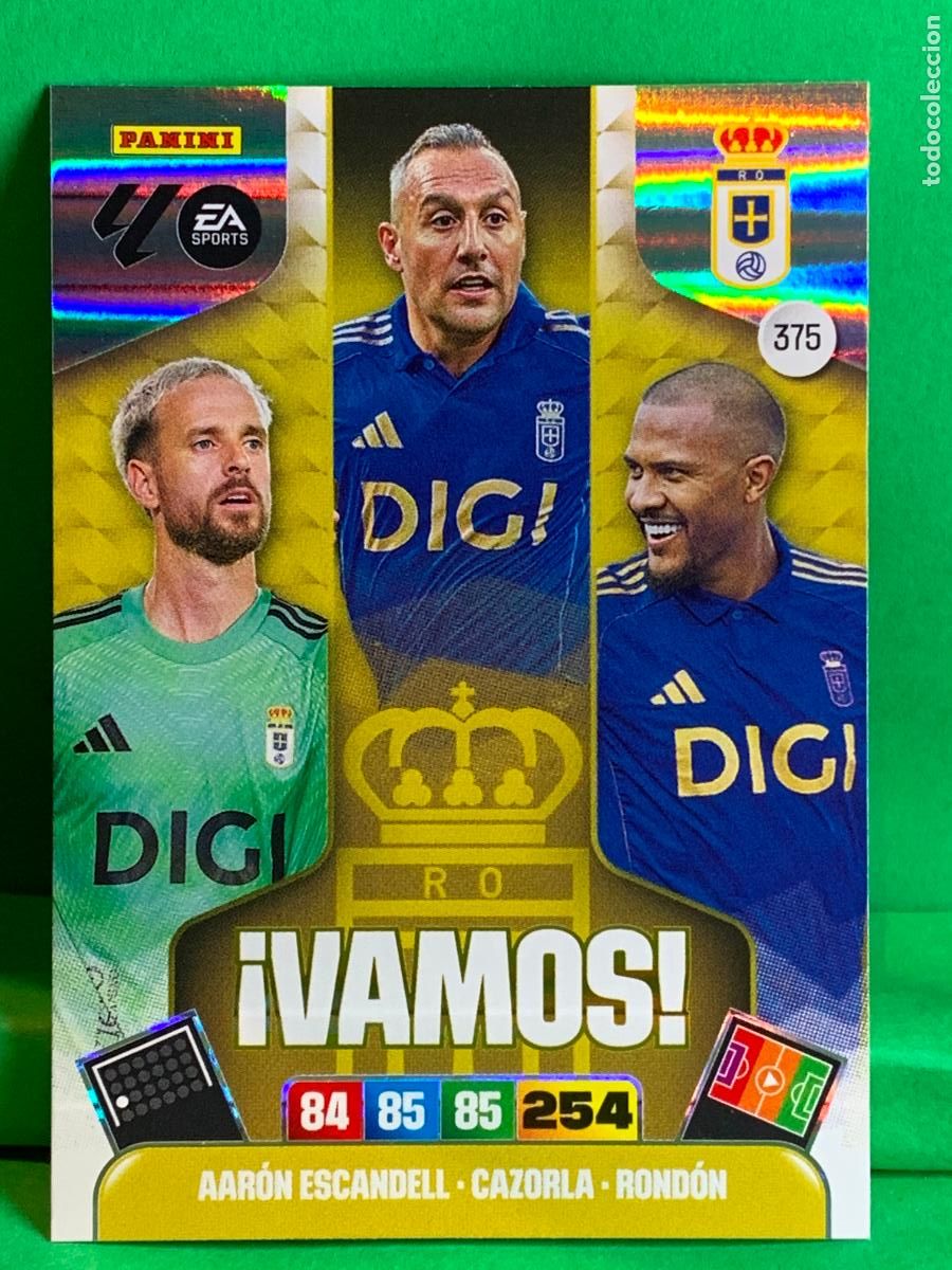 Cromos de F&uacute;tbol: 376 Escandell / Cazorla / Rondon Real Oviedo &iexcl;Vamos! ADRENALYN XL LIGA 2025/2026 25 26 PANINI
