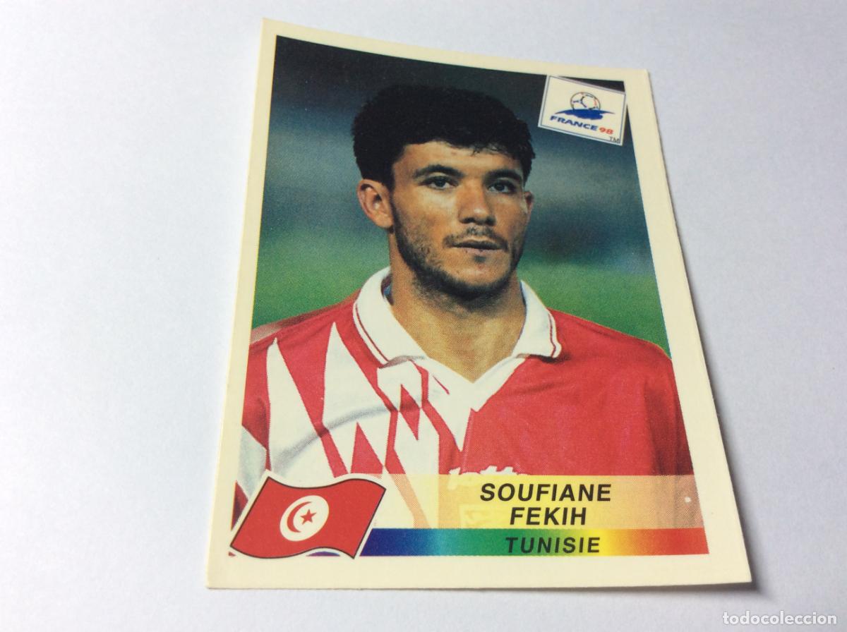 Cromos de F&uacute;tbol: 488 Soufiane Fekih T&uacute;nez CROMO STICKER Francia 1998 PANINI