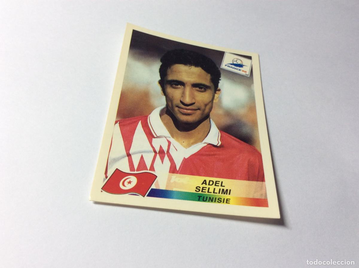 Cromos de F&uacute;tbol: 493 Adel Sellimi T&uacute;nez CROMO STICKER Francia 1998 PANINI