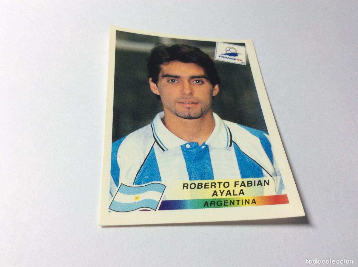 Cromos de F&uacute;tbol: 501 Roberto Fabi&aacute;n Ayala Argentina CROMO STICKER Francia 1998 PANINI