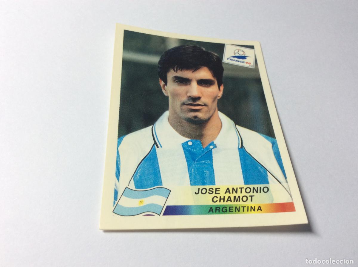 Figurine di Calcio: 503 Jos&eacute; Antonio Chamot Argentina CROMO STICKER Francia 1998 PANINI