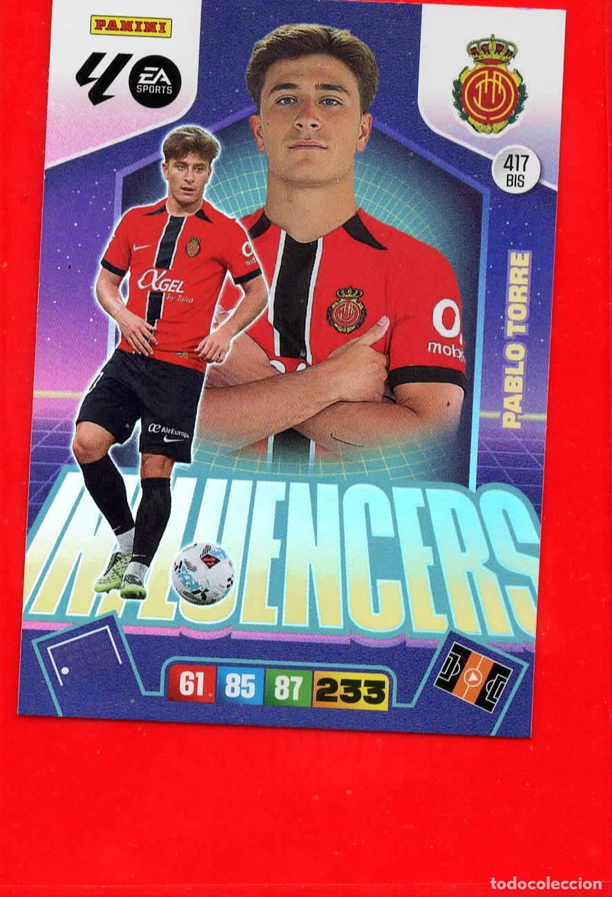 Cromos de F&uacute;tbol: 417 Bis Pablo Torre - R.C.D. ESPANYOL - Influencers Bis - Sobre Premium - Adrenalyn Liga 2025 2026 2
