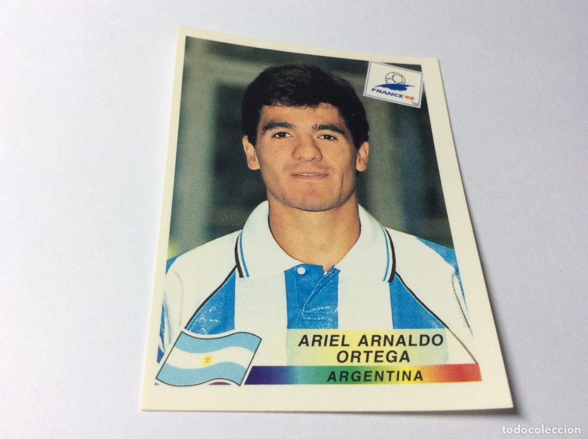 Cromos de F&uacute;tbol: 511 Ariel Arnaldo Ortega Argentina CROMO STICKER Francia 1998 PANINI