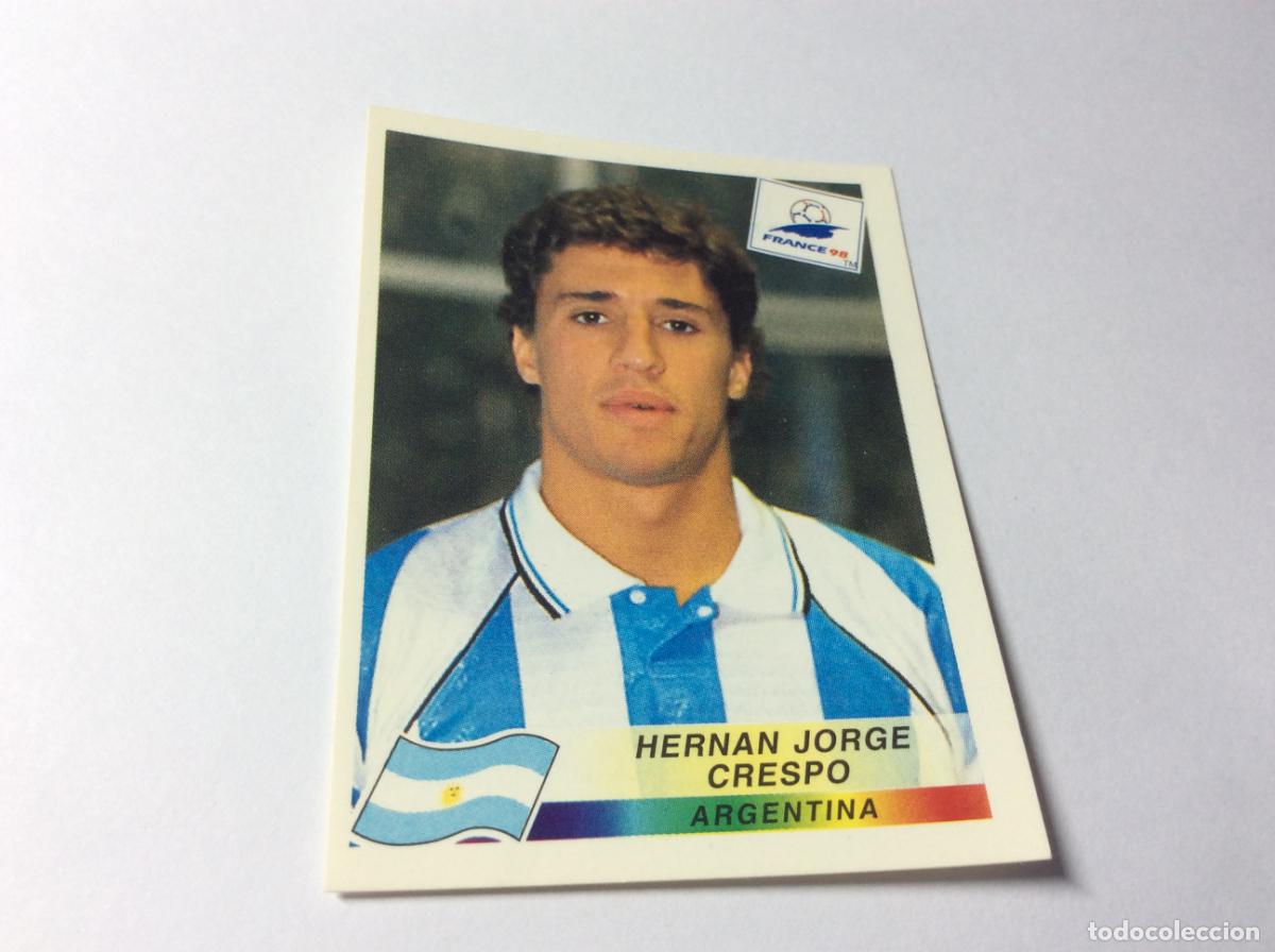 Cromos de F&uacute;tbol: 513 Hern&aacute;n Jorge Crespo Argentina CROMO STICKER Francia 1998 PANINI