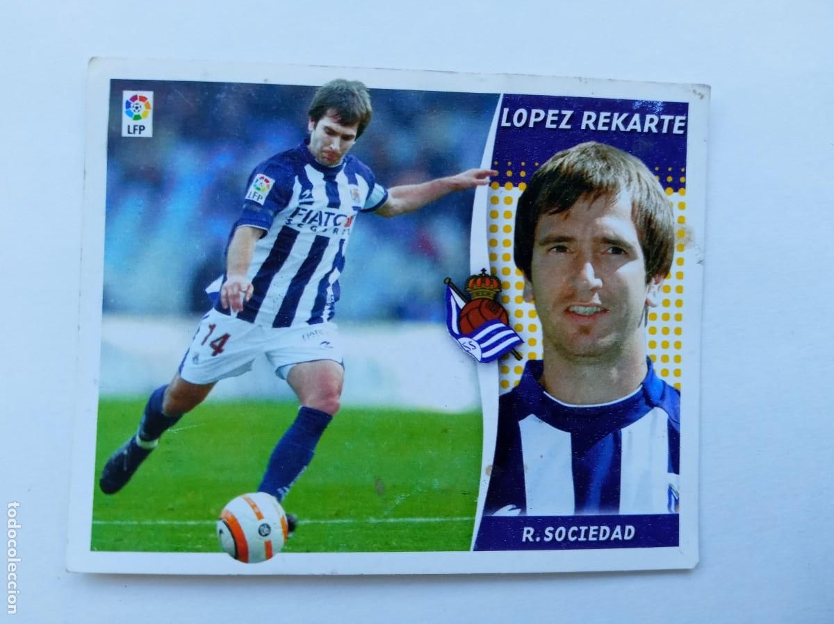Cromos de F&uacute;tbol: PEGATINA DE FUTBOL , LIGA 2006 - 07 : LOPEZ REKARTE , REAL SOCIEDAD . EDICIONES ESTE