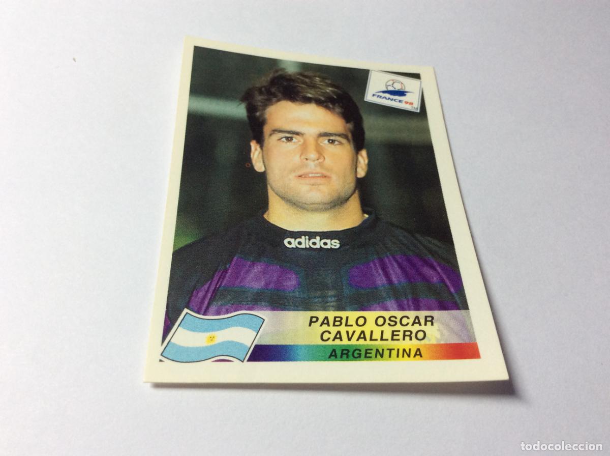 Cromos de F&uacute;tbol: 515 Pablo Oscar Cavallero Argentina CROMO STICKER Francia 1998 PANINI